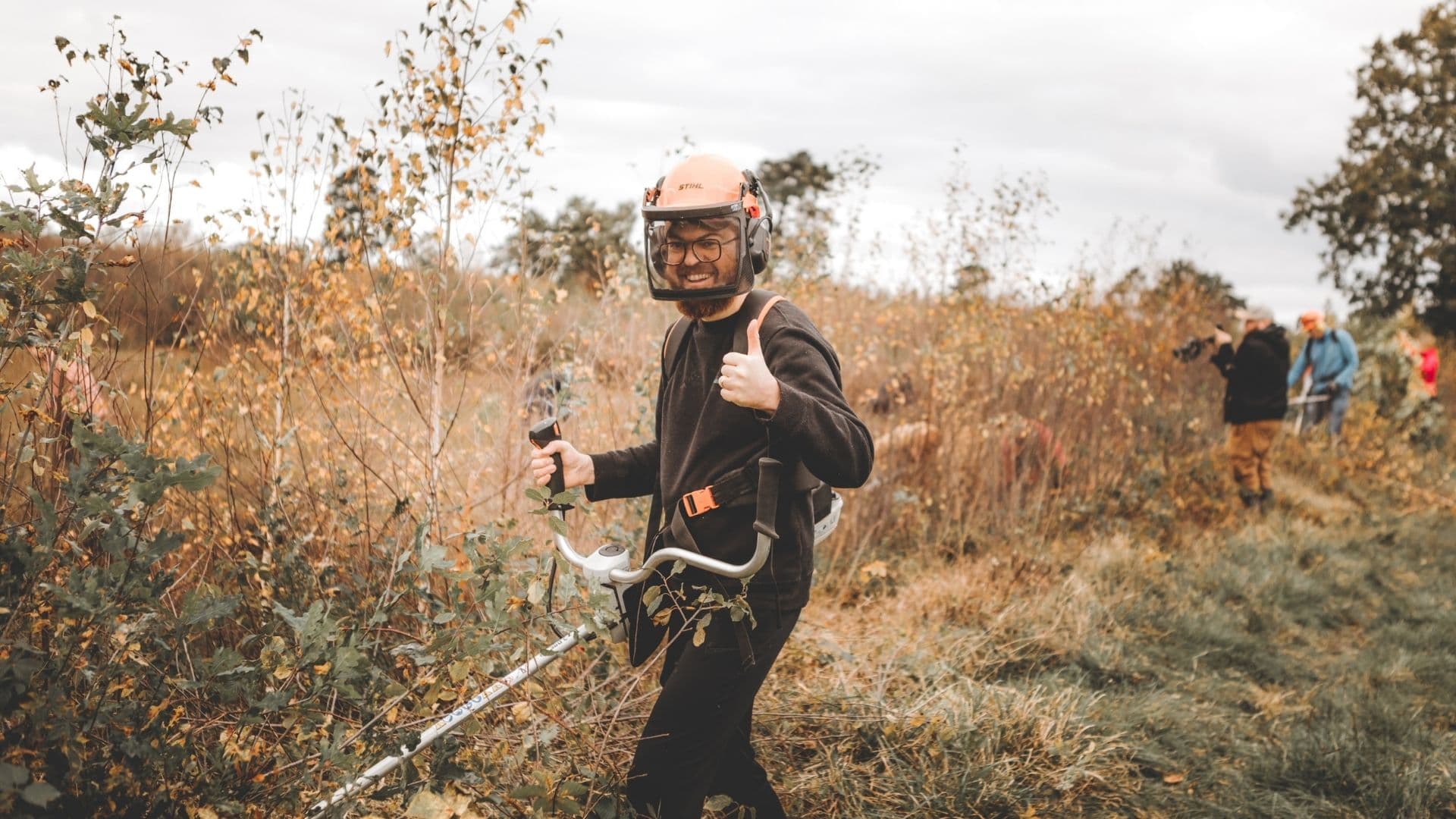 Mission to Marsh team working in the field